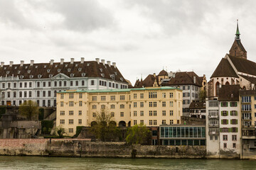 Fototapeta na wymiar Scenes around the town of Basel Switzerland