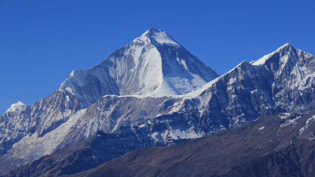 Dhaulagiri, seventh highest mountain in the world, Nepal.