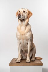 Labrador Retriever Sitting