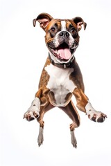 Boxer Dog Jumping