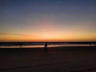 Fototapeta premium Salty sunset 