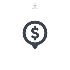 Dollar Sign icon. A crisp and recognizable vector illustration of a dollar sign, representing money, finance, and wealth.