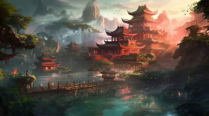 Chinese Style Fantasy Art