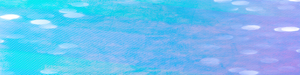Blue bokeh gradient panorama background, Simple Design for your ideas, Best suitable for Ad, poster, banner, and various design works