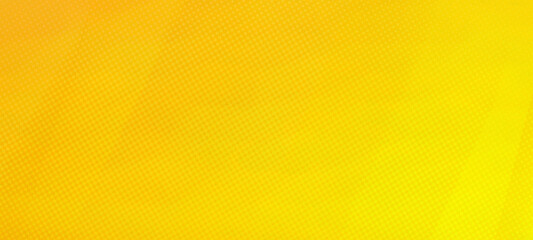 Obraz premium Yellow gradient widescreen panorama background, Simple Design for your ideas, Best suitable for Ad, poster, banner, and various design works