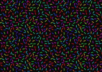 Birthday sugar sprinkles seamless festive candy pattern for wrapping paper and fabrics and linens and kids