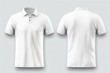 white t shirt template mokcup. Generative AI