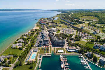 Glimpses of Extravagance: Luxurious Boating at Bay Harbor, Michigan