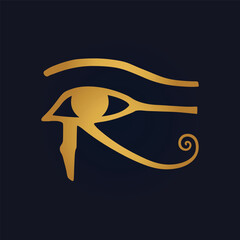 Eye of Horus - and Eye of Ra - Egyptian eye - Ankh