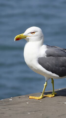 Fototapeta na wymiar Seagull - generative ai