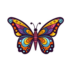 Obraz na płótnie Canvas Abstract beutiful Butterfly Logo Vector illustration