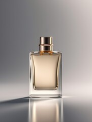 Sophisticated Simplicity: Minimalist Perfume Bottle Mockup - Generative AI