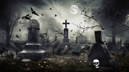 Haunted house ideal for Halloween