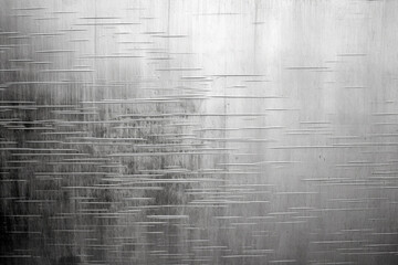 Fototapeta premium Fine brushed wide metal steel or aluminum plate, generative ai 