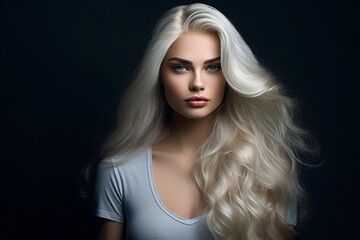 Fototapeta premium AI generated beuatiful model