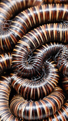 Rounded millipedes to protect themselves from danger - generative ai
