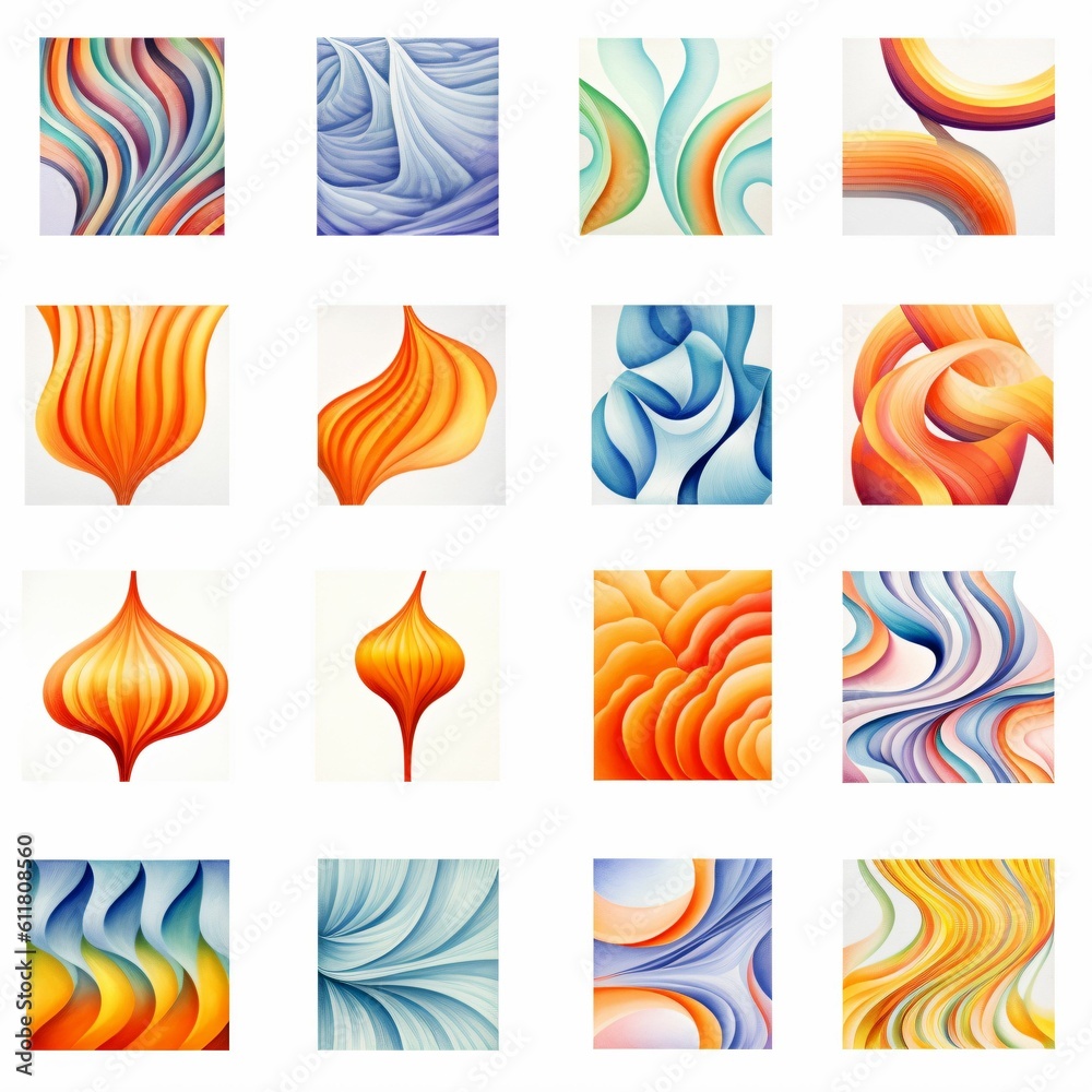 Aufkleber seamless abstract textiles material texture illustration digital art tileable repeating
pattern wallpaper colorful background artwork generative ai