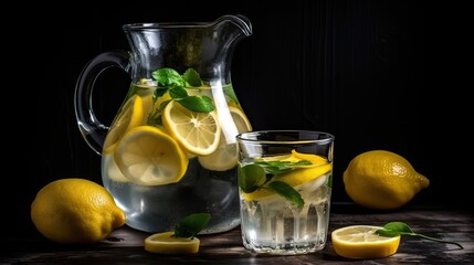 still life with lemon and lime