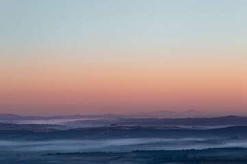 Montanhas de Minas Gerais ao Amanhecer 