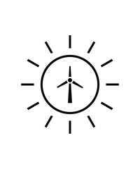 wind mill icon, vector best flat icon.