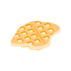 tasty waffle breakfast cute sweet food bakery