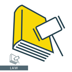 law science icon for app or web