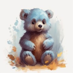 bear illustration-Generative AI