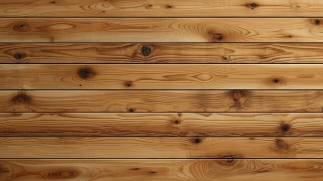 Cedar wood plank texture background. Generative AI.