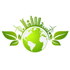 Eco Friendly concept, vector illustration