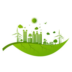 Eco Friendly concept, vector illustration