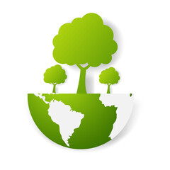 Eco Friendly concept, vector illustration