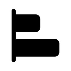 chart bars glyph icon