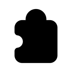 jigsaw glyph icon