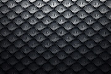 A carbon fiber diamond pattern background texture. Created with Generative AI technology