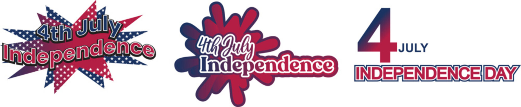 July 4 United States of America Independence sticker