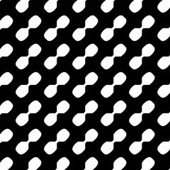  Background with abstract shapes. Black and white texture. Seamless monochrome repeating pattern  for decor, fabric, cloth. 