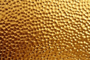 A hammered gold metal background texture. Created with Generative AI technology - obrazy, fototapety, plakaty