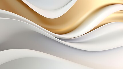 Abstract white luxury liquid Wave Background. Generative AI