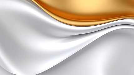 Abstract white luxury liquid Wave Background. Generative AI