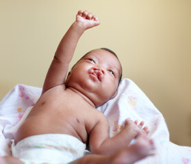 Care, cleft palate and baby with health, congenial defect and medical issue with growth, home and...