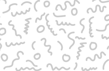hand drawn lines seamless pattern background