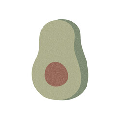 Avocado strawberry pineapple watermelon orange grape fruit plant nature planner note sticker food