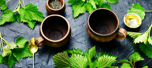 Herbal tea with nettle