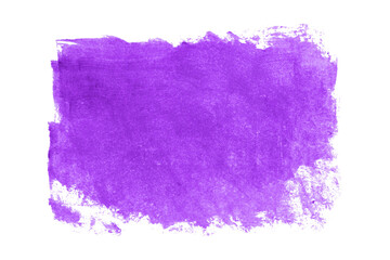 Shiny purple brush watercolor painting isolated on transparent background. watercolor png