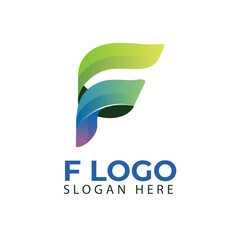 F logo design. F logo for a company or business.