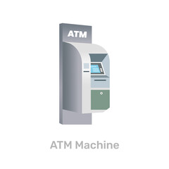 ATM Machine logo. ATM Machine Icon. ATM machine logo/Icon For a business or Company.