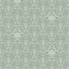 Classic seamless pattern. Design elements hand-drawn with pen and ink. Classic vintage background. Vector ornament for fabric, wallpaper and packaging.
