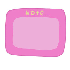 Pink note