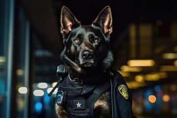 Police Dog - K9 - obrazy, fototapety, plakaty