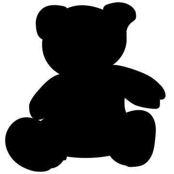 recommend clip art: Teddy Bear in silhouette